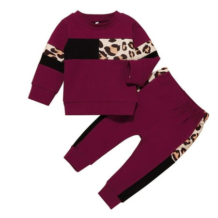U·nikaka Baby/Toddler Girls Outfit Set Splice Leopard Sweatshirts & Leopard Pants 2PCS (0-24 Months)
U·nikaka Baby/Toddler Girls Outfit Set Splice Leopard Sweatshirts & Leopard Pants 2PCS (0-24 Months)