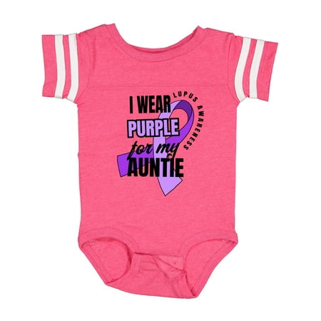 Inktastic I Wear Purple for My Auntie Lupus Awareness Gift Baby Boy or Baby Girl Bodysuit
Inktastic I Wear Purple for My Auntie Lupus Awareness Gift Baby Boy or Baby Girl Bodysuit