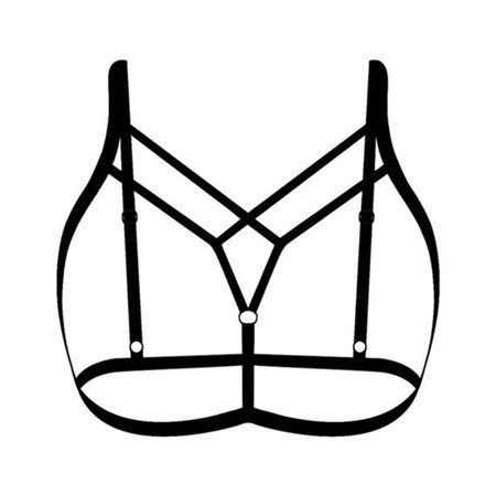 Women s Harness Bra Strappy Cage Sexy Lingerie Hollow Bra with Adjustable Shoulder Strap Female Erotic Bralette Crop Top
Women s Harness Bra Strappy Cage Sexy Lingerie Hollow Bra with Adjustable Shoulder Strap Female Erotic Bralette Crop Top