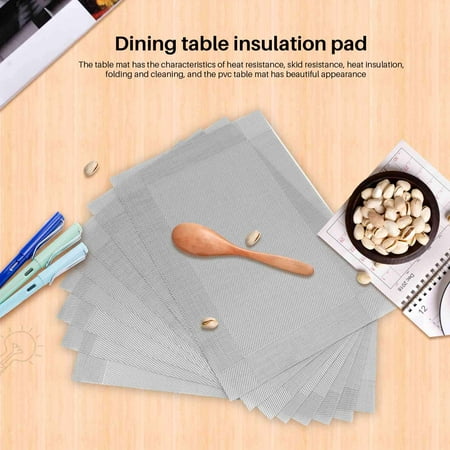 placemats for dining table 8 Pcs Placemat PVC Dining Non-Slip Insulation Table Mat Plate Pads Bowl Pad Coasters Table Cloth Pad Mats Table Bowl Mats Home Decor
placemats for dining table 8 Pcs Placemat PVC Dining Non-Slip Insulation Table Mat Plate Pads Bowl Pad Coasters Table Cloth Pad Mats Table Bowl Mats Home Decor