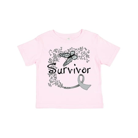 Inktastic Brain Cancer Survivor- Butterfly Ribbon Gift Toddler Boy or Toddler Girl T-Shirt
Inktastic Brain Cancer Survivor- Butterfly Ribbon Gift Toddler Boy or Toddler Girl T-Shirt