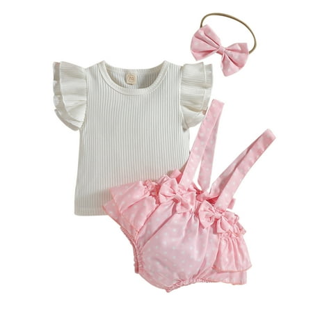 B91xZ Toddler Girl Outfits Summer Toddler Girls Ruffles Fly Sleeve Ribbed T Shirt Tops Bowknot Dot Printed Suspenders Shorts Size 6 Months
B91xZ Toddler Girl Outfits Summer Toddler Girls Ruffles Fly Sleeve Ribbed T Shirt Tops Bowknot Dot Printed Suspenders Shorts Size 6 Months