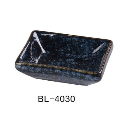 Yanco BL-4030 1 oz Blue Star Sauce Dish Blue - Pack of 48