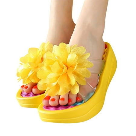 Cathalem Shoes Slippers Casual Bohemian Solid Sandals Wedges For Women Fashion Slippers Style Ladies Heels Sandals Women Size 6 Yellow 7.5
Cathalem Shoes Slippers Casual Bohemian Solid Sandals Wedges For Women Fashion Slippers Style Ladies Heels Sandals Women Size 6 Yellow 7.5
