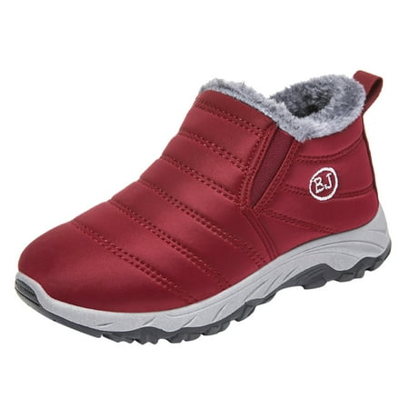 Puawkoer Fashion Winter Women Snow Boots Flat Non Slip Waterproof Short Plush Warm And Comfortable Slip On
Puawkoer Fashion Winter Women Snow Boots Flat Non Slip Waterproof Short Plush Warm And Comfortable Slip On