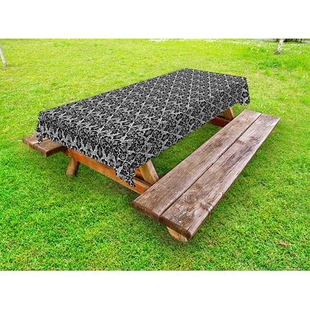 Victorian Outdoor Tablecloth Antique Ancient Design with Botanic Plant Details Swirls and Flowers Print Decorative Washable Fabric Picnic Tablecloth 58 X 104 Inches Black and White by Ambesonne
Victorian Outdoor Tablecloth Antique Ancient Design with Botanic Plant Details Swirls and Flowers Print Decorative Washable Fabric Picnic Tablecloth 58 X 104 Inches Black and White by Ambesonne