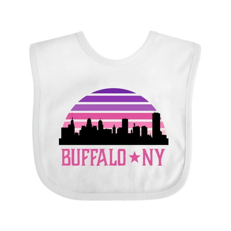 Inktastic Buffalo New York Gifts Skyline Gift Baby Girl Bib