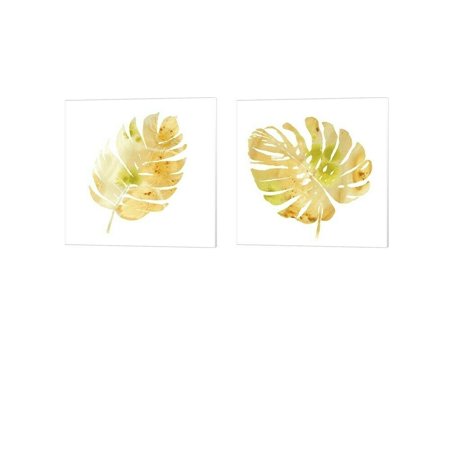 June Erica Vess Prisma Tropical A Canvas Art (Set of 2)