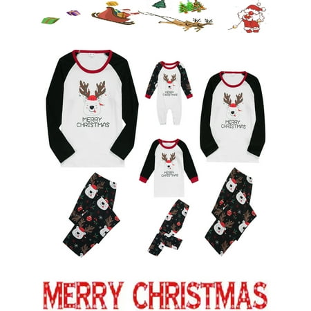 Sunisery Family Christmas PJs Matching Sets Women Men Long Sleeve Printed Top Red Striped Pants Holiday Sleepwear Jammies Clothes
Sunisery Family Christmas PJs Matching Sets Women Men Long Sleeve Printed Top Red Striped Pants Holiday Sleepwear Jammies Clothes