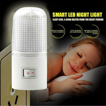 

3w Wall Mounted Led Night Light Energy-saving Low Consumption Plug Lighting Bulb For Bedroom Living Room Soft Home Lighting