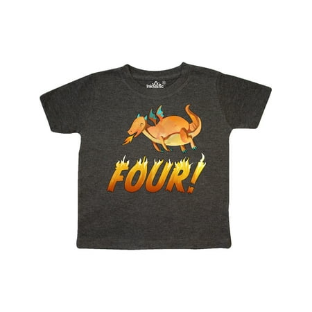 Inktastic 4 Fourth Birthday Orange Dragon Breathing Fire Gift Toddler Boy or Toddler Girl T-Shirt
Inktastic 4 Fourth Birthday Orange Dragon Breathing Fire Gift Toddler Boy or Toddler Girl T-Shirt