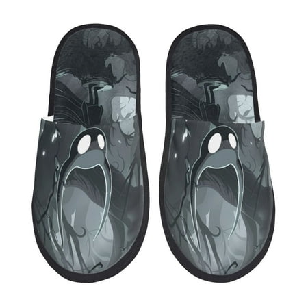 Honeii Forest Black Ghost Warrior Print Furry Slippers Bedroom Slippers for Women and Men Fuzzy Plush Comfy Faux Fur Lined Slide Shoes -Large
Honeii Forest Black Ghost Warrior Print Furry Slippers Bedroom Slippers for Women and Men Fuzzy Plush Comfy Faux Fur Lined Slide Shoes -Large