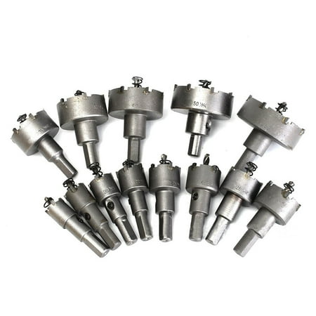 Hemoton 13Pcs Carbide Tip TCT Drill Bit Hole Set Stainless Steel Metal Alloy 16-53mm
Hemoton 13Pcs Carbide Tip TCT Drill Bit Hole Set Stainless Steel Metal Alloy 16-53mm