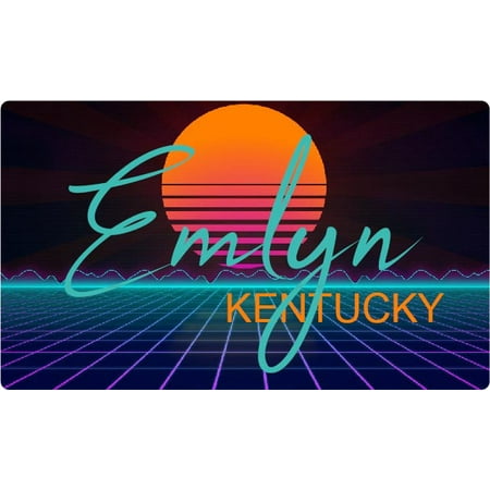 Emlyn Kentucky 4 X 2.25-Inch Fridge Magnet Retro Neon Design