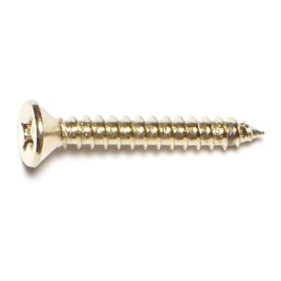 #6 x 1 Brass Phillips Flat Decorative Sheet Metal Screws SMSOBR-066 (40 pcs.)
#6 x 1 Brass Phillips Flat Decorative Sheet Metal Screws SMSOBR-066 (40 pcs.)