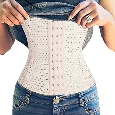 Women s Waist Trainer Corset for Weight Loss Steel Boned Shapewear Belt Tummy Control Body Shaper with Adjustable Hooks
Women s Waist Trainer Corset for Weight Loss Steel Boned Shapewear Belt Tummy Control Body Shaper with Adjustable Hooks