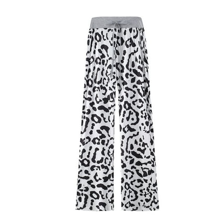 Avamo Women s Casual Palazzo Harem Trousers Leopard Print Tartan Plaid with Drawstring Elastic Waist High Waist Pajama Pants Floral Print Wide Leg Pants Loose Baggy Soft Lounge Pants
Avamo Women s Casual Palazzo Harem Trousers Leopard Print Tartan Plaid with Drawstring Elastic Waist High Waist Pajama Pants Floral Print Wide Leg Pants Loose Baggy Soft Lounge Pants