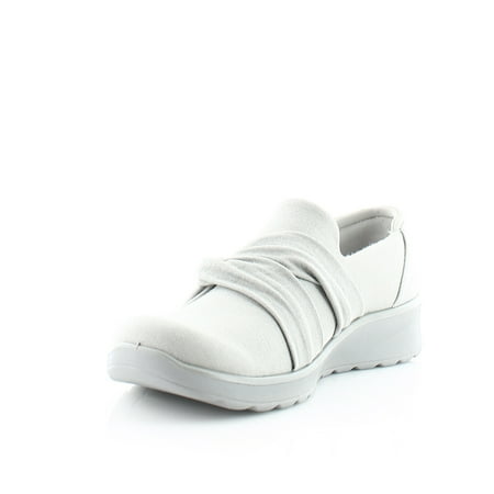 Bzees Glimmer Women s Athletic Silver Smoke Shimmer Size 8.5 W