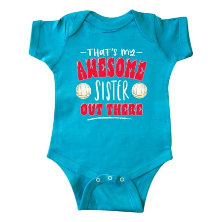 Inktastic That s My Awesome Sister Out There with Volleyball Gift Baby Boy or Baby Girl Bodysuit
Inktastic That s My Awesome Sister Out There with Volleyball Gift Baby Boy or Baby Girl Bodysuit