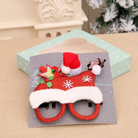 HGWXX7 Christmas Decorations Hair Clip Glasses Christmas Gift Set Children s Gift Activity Gift
HGWXX7 Christmas Decorations Hair Clip Glasses Christmas Gift Set Children s Gift Activity Gift