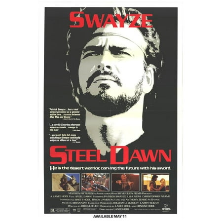 Steel Dawn - movie POSTER (Style A) (11" x 17") (1987)