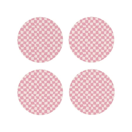 Leather Coasters of 4 Pink irregular plaid Drink Coasters Foe Tabletop Protection Funny Desk Coasters Good Housewarming Gifts Round Shape
Leather Coasters of 4 Pink irregular plaid Drink Coasters Foe Tabletop Protection Funny Desk Coasters Good Housewarming Gifts Round Shape