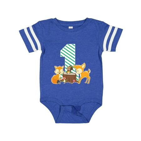Inktastic One Years Old with Woodland Animals Gift Baby Boy or Baby Girl Bodysuit
Inktastic One Years Old with Woodland Animals Gift Baby Boy or Baby Girl Bodysuit