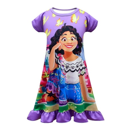 GVGwenge Little Girls Princess Nightgown Dress Cartoon Printed Nightdress Sleepwear(130/6-7Y Purple)
GVGwenge Little Girls Princess Nightgown Dress Cartoon Printed Nightdress Sleepwear(130/6-7Y Purple)