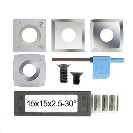Square with Radius Carbide Cutter Inserts (15×15×2.5mm-R150) for Woodturning