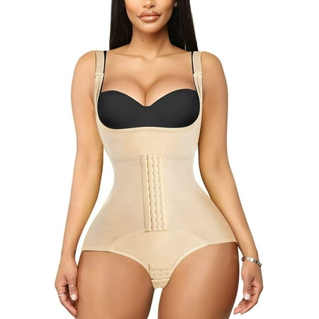 Nebility Thong Bodysuit for Women Waist Trainer Shapewear Tummy Control Corset Firm Body Shaper Slimming Girdles(Beige 3X-Large)
Nebility Thong Bodysuit for Women Waist Trainer Shapewear Tummy Control Corset Firm Body Shaper Slimming Girdles(Beige 3X-Large)