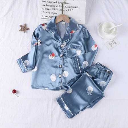 THE WILD Casual Pretty Boys Girls Silk Pajamas Short Sleeves Nightwear Spring Summer 2 Pieces Print
THE WILD Casual Pretty Boys Girls Silk Pajamas Short Sleeves Nightwear Spring Summer 2 Pieces Print