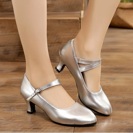 Feiboyy Sandals For Womens Latin Dance Shoes Heeled Ballroom Salsa Tango Party Dance Shoes Leather Shoes
Feiboyy Sandals For Womens Latin Dance Shoes Heeled Ballroom Salsa Tango Party Dance Shoes Leather Shoes