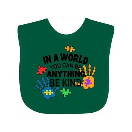 Inktastic In a World You Can Be Anything Be Kind Autism Awareness Gift Baby Boy or Baby Girl Bib
Inktastic In a World You Can Be Anything Be Kind Autism Awareness Gift Baby Boy or Baby Girl Bib