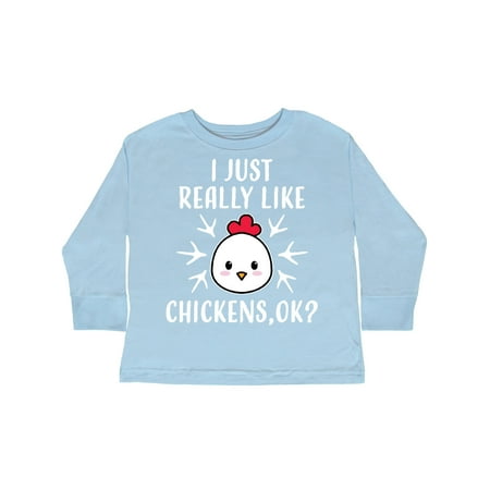 Inktastic I Just Really Like Chickens Ok Gift Toddler Boy or Toddler Girl Long Sleeve T-Shirt
Inktastic I Just Really Like Chickens Ok Gift Toddler Boy or Toddler Girl Long Sleeve T-Shirt