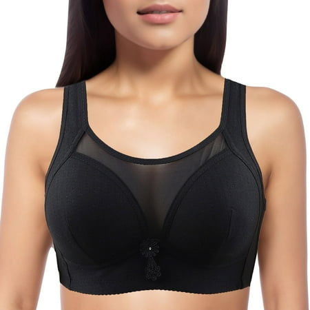 KaLI_store Womens Lingerie Womens Sports Bra Wirefree Seamless Padded Racerback Yoga Bra Black 36
KaLI_store Womens Lingerie Womens Sports Bra Wirefree Seamless Padded Racerback Yoga Bra Black 36