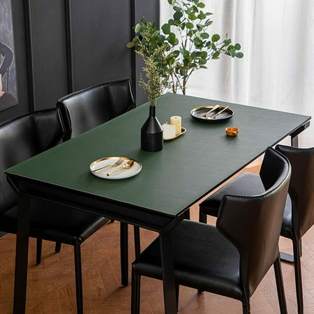 KAOU Practical Heat-resistant Tablecloth Dual-side Use Waterproof Faux Leather Dinner Placemat Household Supplies
KAOU Practical Heat-resistant Tablecloth Dual-side Use Waterproof Faux Leather Dinner Placemat Household Supplies