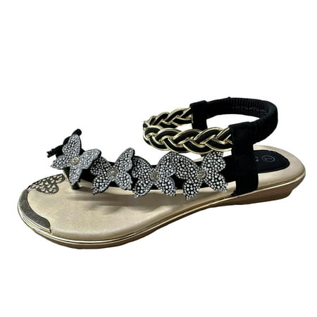 LUOGENLI Female Platform Sandals Women Comfortable Heel Women s Fashionable Flat Sandals with Rhinestones and Elastic Strap Sandals Wedge Sandals For Women Low Heel Wide
LUOGENLI Female Platform Sandals Women Comfortable Heel Women s Fashionable Flat Sandals with Rhinestones and Elastic Strap Sandals Wedge Sandals For Women Low Heel Wide