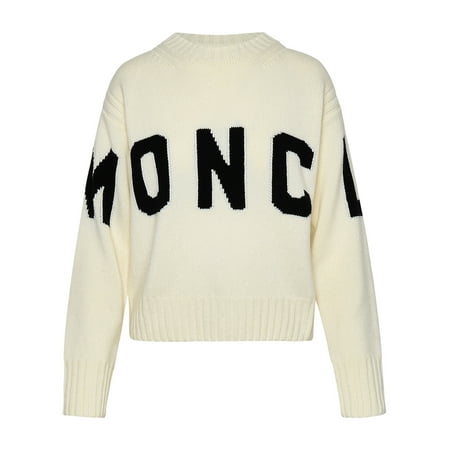 

MONCLER Maglia In Misto Lana Panna