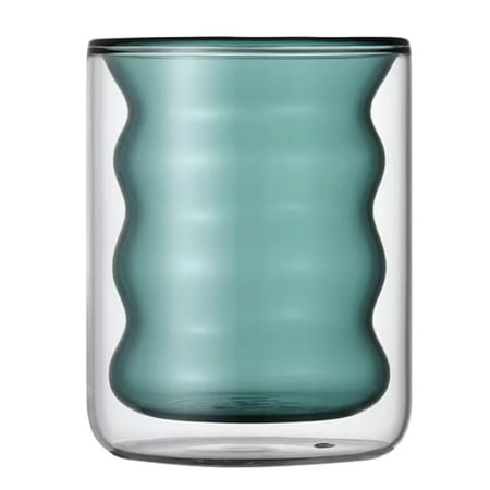 200ml Double Wall Insulated Glass Cup Irregular Wave Shaped Heat Resistant Thermo Tea Coffee Water Mug Clear Drinking Glasses Drinkware
200ml Double Wall Insulated Glass Cup Irregular Wave Shaped Heat Resistant Thermo Tea Coffee Water Mug Clear Drinking Glasses Drinkware