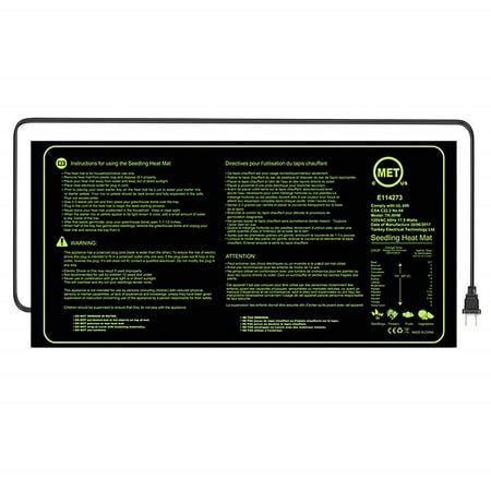 Waterproof Seedling Heating Mat PVC Plant Warming Mat Protective Greenhouse Heating Pad for Germination Hydroponic Reptile
Waterproof Seedling Heating Mat PVC Plant Warming Mat Protective Greenhouse Heating Pad for Germination Hydroponic Reptile