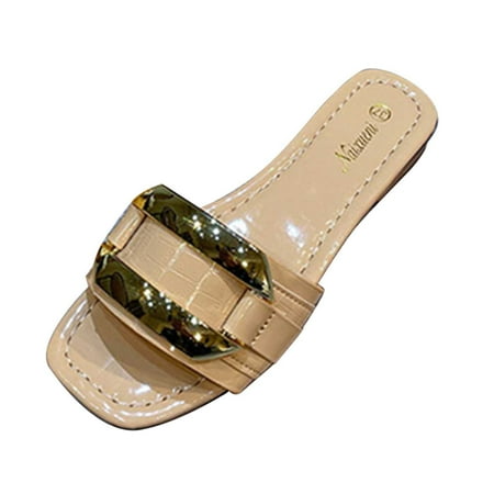 Slippers For Women Ladies Shoes Summer Slipper Fashion British Style Chunky Heel Slipper Slippers Pu Khaki 38
Slippers For Women Ladies Shoes Summer Slipper Fashion British Style Chunky Heel Slipper Slippers Pu Khaki 38