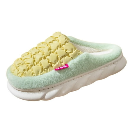 Slippers for Women Couple Women S Winter Indoor Home Plus Velvet Warm Thick Bottom Non Slip Cotton Slippers Womens Slippers Plush Green 39
Slippers for Women Couple Women S Winter Indoor Home Plus Velvet Warm Thick Bottom Non Slip Cotton Slippers Womens Slippers Plush Green 39