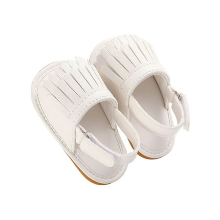 Daeful Toddler Kids Sandals Summer Crib Shoes Ankle Strap Flat Sandal Dress Comfort Casual Tassel First Walkers White PU Upper 6-12 months
Daeful Toddler Kids Sandals Summer Crib Shoes Ankle Strap Flat Sandal Dress Comfort Casual Tassel First Walkers White PU Upper 6-12 months