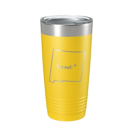 New Mexico Tumbler Home State Travel Mug Insulated Laser Engraved Map Coffee Cup 20 oz Yellow
New Mexico Tumbler Home State Travel Mug Insulated Laser Engraved Map Coffee Cup 20 oz Yellow