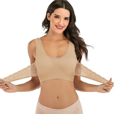Women s Sports Bra Lace Bralettes Seamless Padded Wirefree Bra for Yoga Fitness Running Bra Beige M
Women s Sports Bra Lace Bralettes Seamless Padded Wirefree Bra for Yoga Fitness Running Bra Beige M