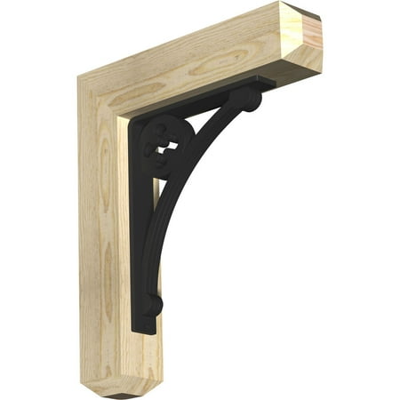 4 W x 20 D x 23 H Crawley Craftsman Ironcrest Rough Sawn Bracket Douglas Fir (2 W x 12 D x 15 H Iron Bracket)
4 W x 20 D x 23 H Crawley Craftsman Ironcrest Rough Sawn Bracket Douglas Fir (2 W x 12 D x 15 H Iron Bracket)