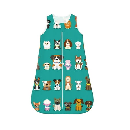 Cauagu Cartoon Dogs for Infant Wearable Blanket Unisex Girl Boy Swaddle Transition Sack - Newborn Essentials Sleep Clothes-Medium
Cauagu Cartoon Dogs for Infant Wearable Blanket Unisex Girl Boy Swaddle Transition Sack - Newborn Essentials Sleep Clothes-Medium
