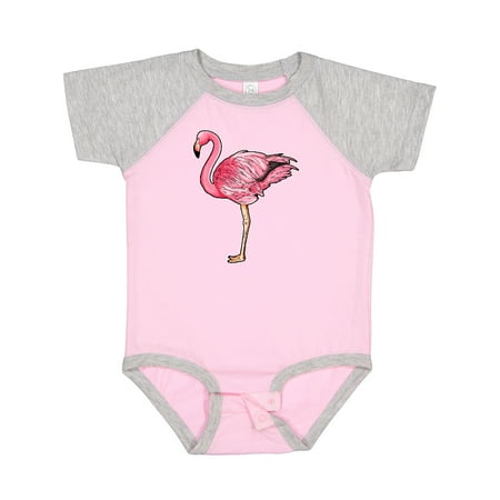 Inktastic Pink Flamingo Gift Baby Boy or Baby Girl Bodysuit