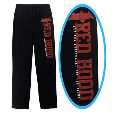 Red Hood Let the Punishment Fit Men s Pajama Pants-XLarge (40-42)
