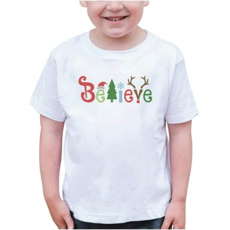 7 ate 9 Apparel Kids Merry Christmas Shirts - Believe Shirt - Tree & Reindeer - White T-Shirt 4T
7 ate 9 Apparel Kids Merry Christmas Shirts - Believe Shirt - Tree & Reindeer - White T-Shirt 4T